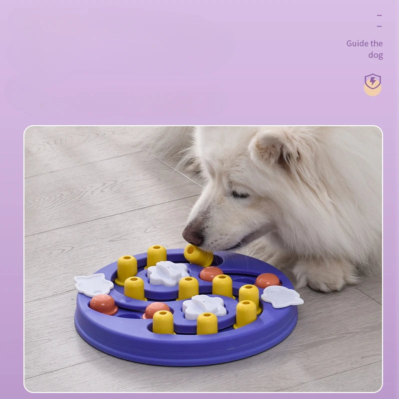 Jouet Puzzle pour Chien 🧠 - Mangeoire Anti-Glouton - Entraîne le QI