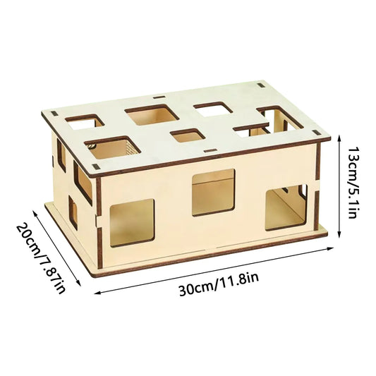 developpez le QI de votre chat avec ce labyrinthe puzzle, inserez des friandises dedans 