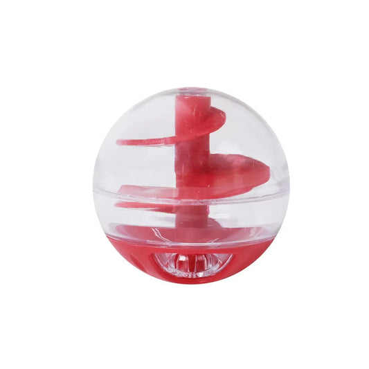 Balle Distributeur Croquettes 🐾 Stimule QI Chien/Chat + Mangeoire Lente
